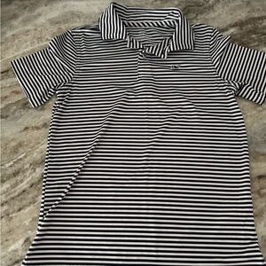 Boys Vineyard Vines Navy and White Striped Polo Shirt